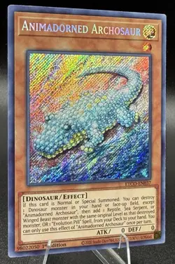 ANIMADORNED ARCHOSAUR ETCO-EN037 1st Edition FOIL Yu-Gi-Oh! TCG - Image 2