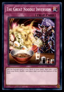 Yu Gi Oh! The Great Noodle Inversion DABL EN080 DABL 1st Edition 3 Card Lot Regu - Image 1
