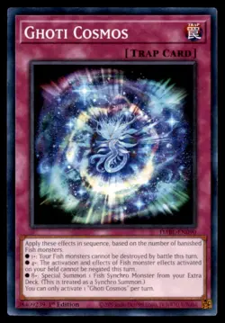 Yu Gi Oh! Ghoti Cosmos DABL EN090 DABL 1st Edition 2 Card Lot Regular - Image 1