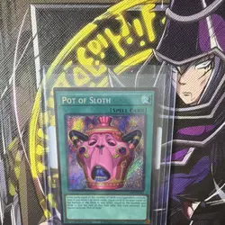 Konami Yu-Gi-Oh! Pot of Sloth CORI-EN049 Secret Rare Holo 1st Ed EN - Image 2
