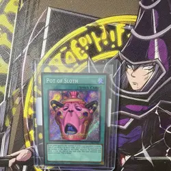 Konami Yu-Gi-Oh! Pot of Sloth CORI-EN049 Secret Rare Holo 1st Ed EN - Image 3