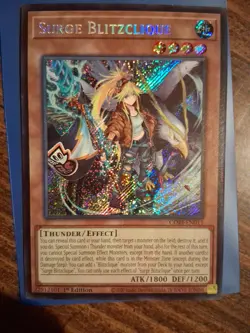 Surge Blitzclique Chaos Origin In Hand Secret Rare Yu-Gi-Oh! CORI-EN011 - Image 1