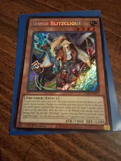 Surge Blitzclique Chaos Origin In Hand Secret Rare Yu-Gi-Oh! CORI-EN011 - Image 3