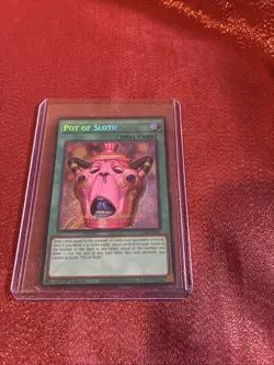 Pot of Sloth 1st Edition Secret Rare CORI-EN061 Yu-Gi-Oh! - Image 1