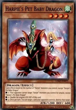 ( HARPIE'S PET BABY DRAGON ) - Common - LDS2-EN071 - 1st NM - Yu-Gi-Oh Legendary - Image 1