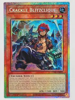 YuGiOh CORI-EN012 Crackle Blitzclique Starlight Rare - Image 1