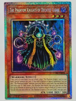 YuGiOh CORI-EN018 The Phantom Knights of Decayed Cloak Starlight Rare - Image 1