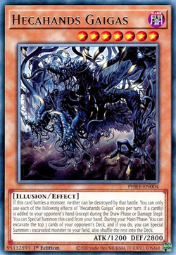 Hecahands Gaigas PHRE-EN004 1st ED Yu-Gi-Oh! - Image 1