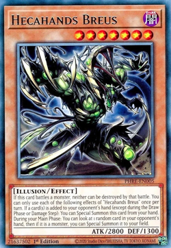 Hecahands Breus PHRE-EN005 1st ED Yu-Gi-Oh! - Image 1