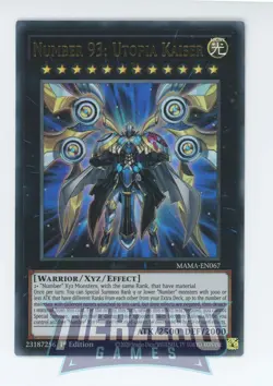 Yugioh MAMA-EN067 - Number 93: Utopia Kaiser - Ultra Rare - Image 1