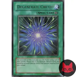 Yugioh Degenerate Circuit CDIP-EN047 Rare LP - Image 1