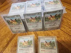One Eevee 074/131 2025 Pokemon Day Stamped Reverse Holo Cosmos Promo (Perfect) - Image 1