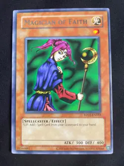 Yu-Gi-Oh! TCG Magician of Faith RP01 NM Unlimited Rare - Image 1