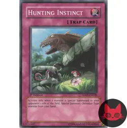 Yugioh Hunting instinct SD09-EN028 Common 1st Edition NM - Image 1