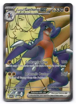 Cynthia's Garchomp ex NM SVP204 Sv: Scarlet & Violet Promo 204 Pokemon TCG Holo - Image 1
