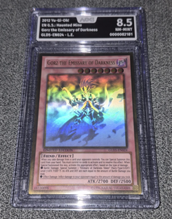Yu-Gi-Oh! Gorz the Emissary of Darkness - 2012 GLD5 - Ghost Gold Rare - no PSA - Image 1