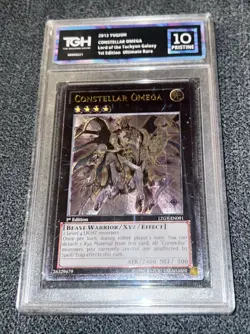 YuGiOh! Constellar Omega - TGH PRISTINE 10 - 2013 1st Ed. LTGY Ultimate Rare ENG - Image 1