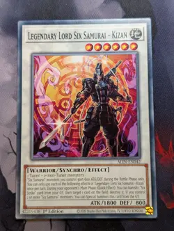 Legendary Lord Six Samurai - Kizan - ALIN-EN042 - Common Yugioh - Image 1