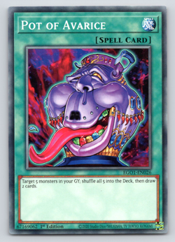 Pot of Avarice - EGO1-EN026 - Common - 1st Edition Yugioh - Image 1