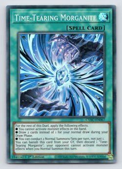 Time-Tearing Morganite - CYAC-EN067 - Super Rare 1st Edition Yugioh - Image 1