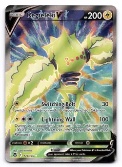 Regieleki V NM Full Art Silver Tempest 175/195 Pokemon TCG Holo - Image 1