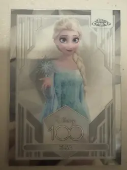 2023 Topps Chrome Disney 100 ELSA #92 Base Card - FROZEN - Image 2