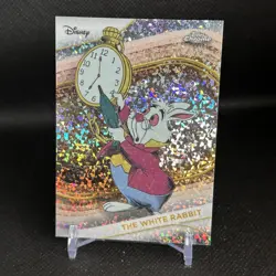 The White Rabbit #180 Mini Diamonds - 2025 Topps Chrome Disney - Wonderland - Image 1