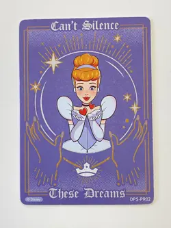 Cinderella Card Fun Disney Princess Shinning DPS-PR02 Can't Silence These Dreams - Image 1