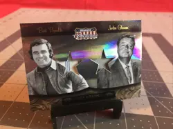 2007 Donruss Americana Burt Reynolds Jackie Gleason Swatches Card 043/100 - Image 1