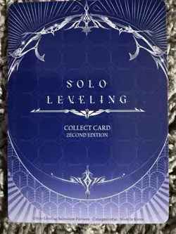 Solo Leveling Official Trading Card SL2E-088 [HR] TUSK Mapniverse Card - Image 2