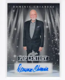 2026 Leaf Pop Century 1/1 Dominic Chianese Autograph Signature Trading Card - Image 1