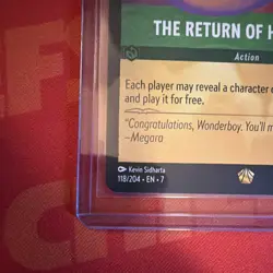 Disney Lorcana TCG The Return of Hercules Action 118/204 EN - NM & SHIPS FREE! - Image 2