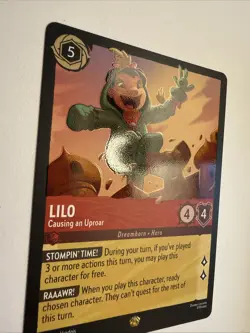 Lilo Causing An Uproar 137/204 Legendary Lorcana Reign Of Jafar Card NM - Image 3