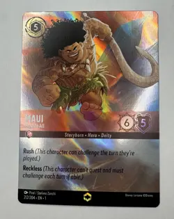 Maui: Hero to All (Enchanted) - The First Chapter Disney Lorcana 212/204 - Image 2