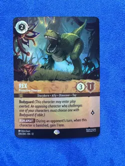 Disney Lorcana TCG Rex - Protective Dinosaur 206/204 Enchanted Foil - Image 1
