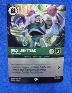 Disney Lorcana Wilds Unknown Buzz Lightyear - Space Ranger 211/204 EPIC Foil - Image 1