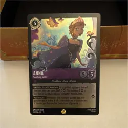 Disney Lorcana First Chapter Anna Soothing Sister 50/204 Foil Legendary Shift - Image 1
