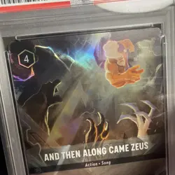 PSA 10 2024 DISNEY LORCANA EN 3-INTO THE INKLANDS #222 AND THEN ALONG CAME ZEUS - Image 2