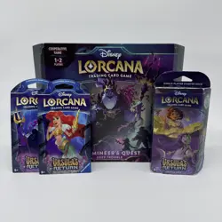 Disney Lorcana: Ursula's Return Illumineers Quest Deep Trouble Starter Lot New - Image 1