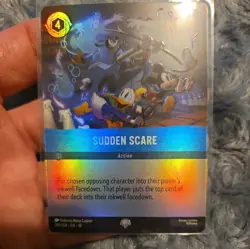 Disney Lorcana Sudden Scare Epic 219/204 Holo Whispers in the Well - Image 2