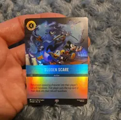 Disney Lorcana Sudden Scare Epic 219/204 Holo Whispers in the Well - Image 4