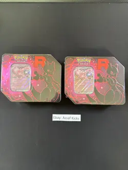 LOT OF 2 Pokemon TCG Destined Rivals Tin Factory Sealed - Image 2