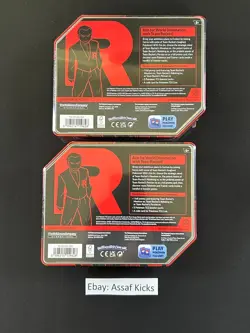 LOT OF 2 Pokemon TCG Destined Rivals Tin Factory Sealed - Image 4