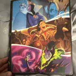 Disney Lorcana TCG First Chapter Villains Binder Ursula Maleficent Elastic Strap - Image 2
