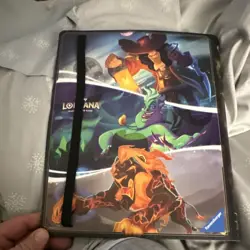 Disney Lorcana TCG First Chapter Villains Binder Ursula Maleficent Elastic Strap - Image 3