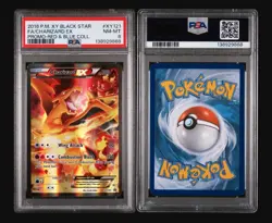 2016 POKEMON XY BLACK STAR PROMO #XY121 FULL ART/CHARIZARD EX PSA 8 - Image 3