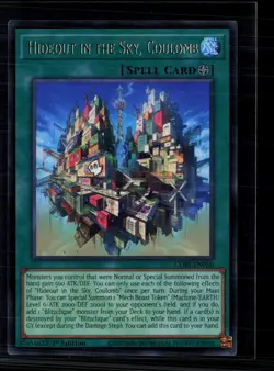 Yu-Gi-Oh! Hideout in the Sky, Coulomb Chaos Origins UR CORI-EN050 1st Edition - Image 1