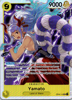 One Piece TCG Yamato OP04-112 SR Foil NM/M - Image 1