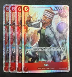 One Piece - Gin OP15-007 SR Foil Playset (x4) Adventure on Kami's Island - Image 1