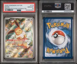 2025 Pokemon SVP EN Eevee Prismatic Evolutions ETB Promo PSA 10 Gem Mint 💎 - Image 3